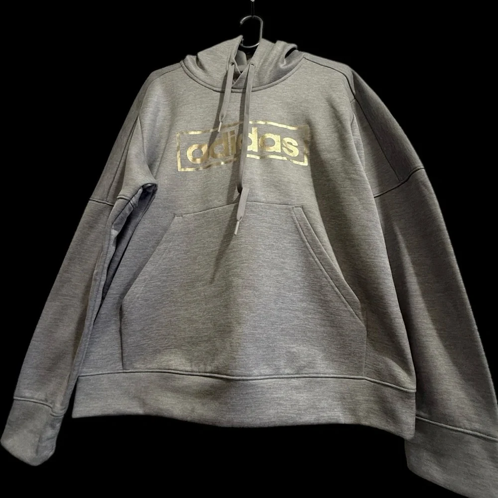 ADIDAS men's grey sweater size XL